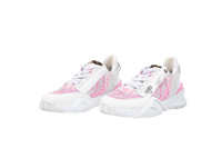 FENDI SNEAKER FLOW LOW TOPS PINK NYLON