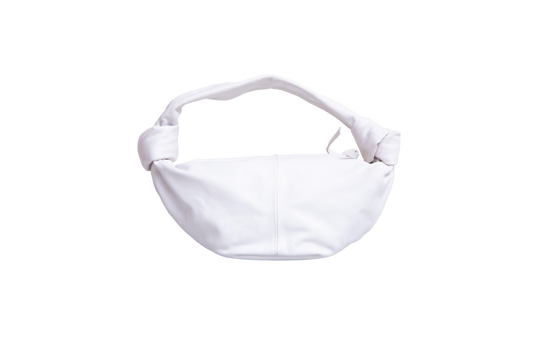 BOTTEGA VENETA DOUBLE KNOT MINI WHITE