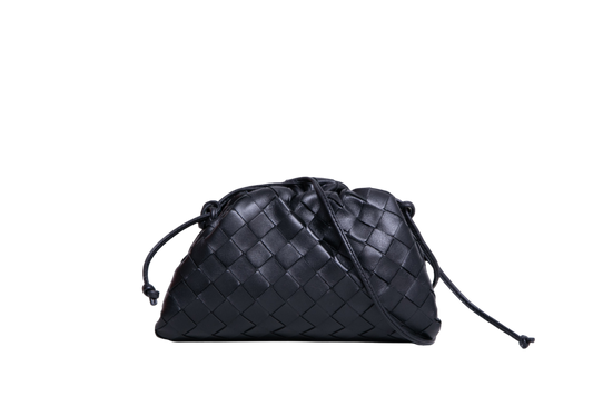 BOTTEGA MINI POUCH INTRECCIATO BLACK