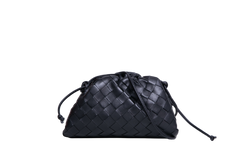 BOTTEGA MINI POUCH INTRECCIATO BLACK