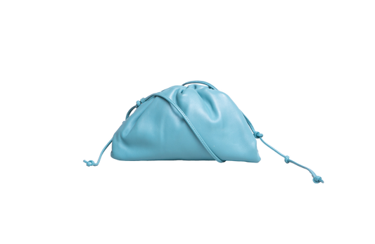 BOTTEGA VENETA MINI POUCH CALFSKIN TURQUOISE