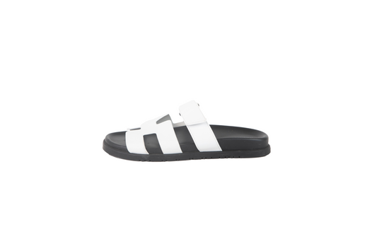 HERMÈS SANDAL CHYPRE LEATHER WHITE - 36 BR