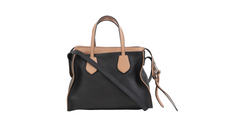 GUCCI RUMBLE TOTE TWO TONE BLACK & BEIGE