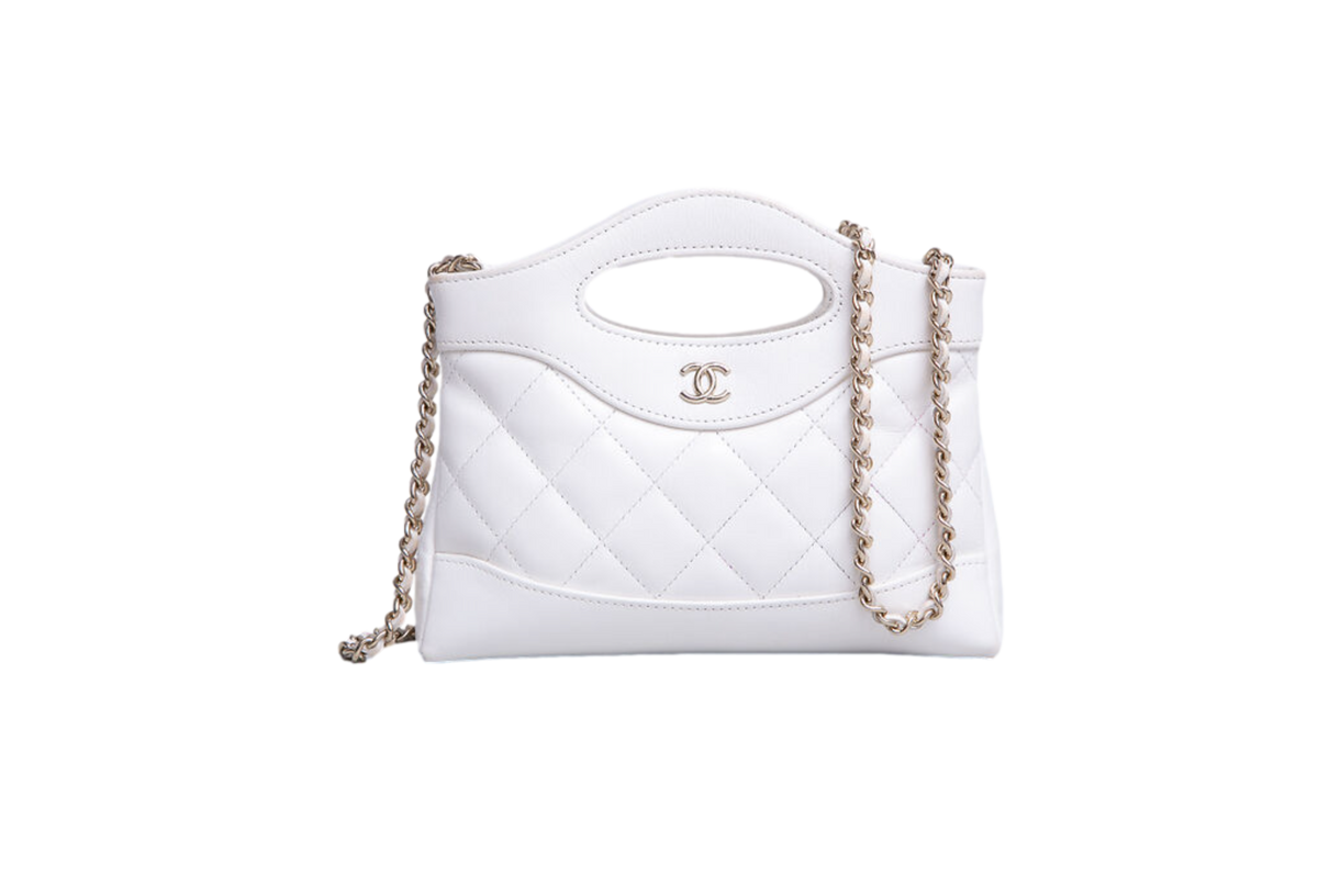 CHANEL 31 NANO BAG LEATHER WHITE