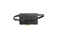 DIOR SADDLE BELT POUCH BLACK