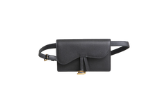 DIOR SADDLE BELT POUCH BLACK