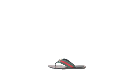 GUCCI SANDALIA THONG WEB GG KIKA