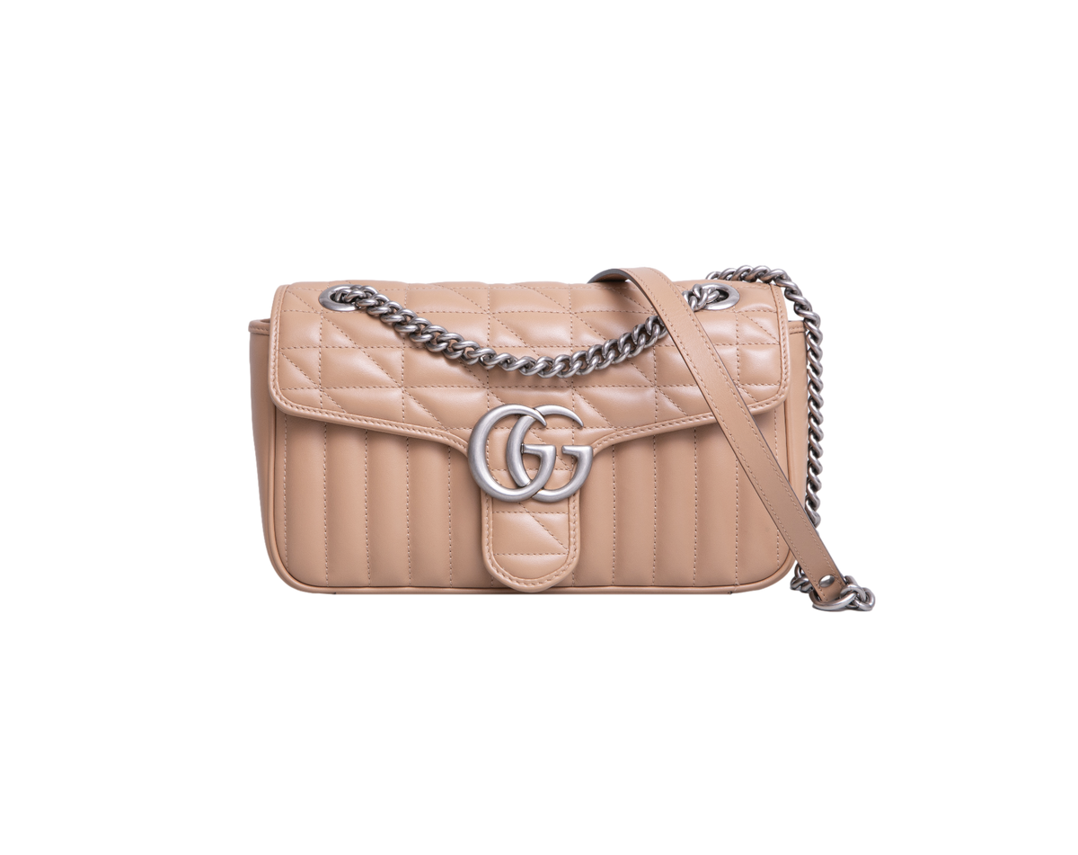 GUCCI GG MARMONT ARIA SMALL BEIGE