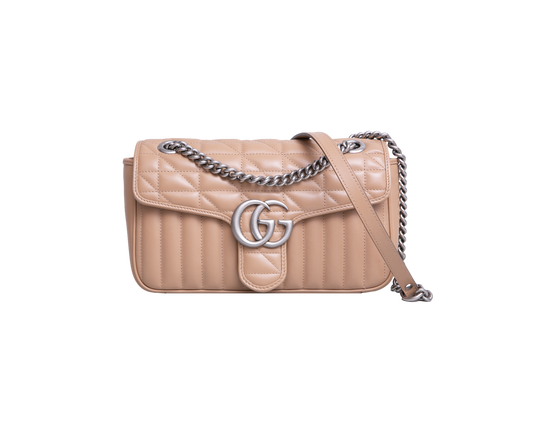 GUCCI GG MARMONT ARIA SMALL BEIGE