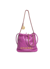 CHANEL 22 MINI MAGENTA HOBO