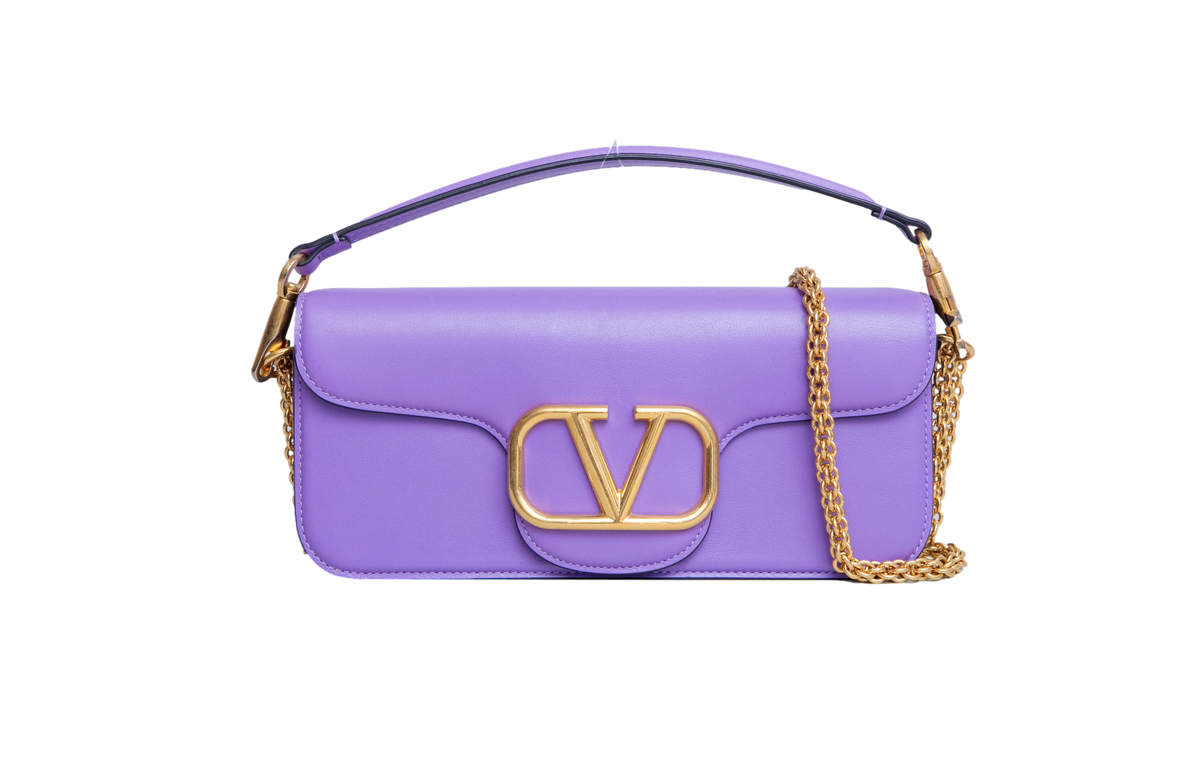 VALENTINO BAGUETTE VLOGO VIOLET