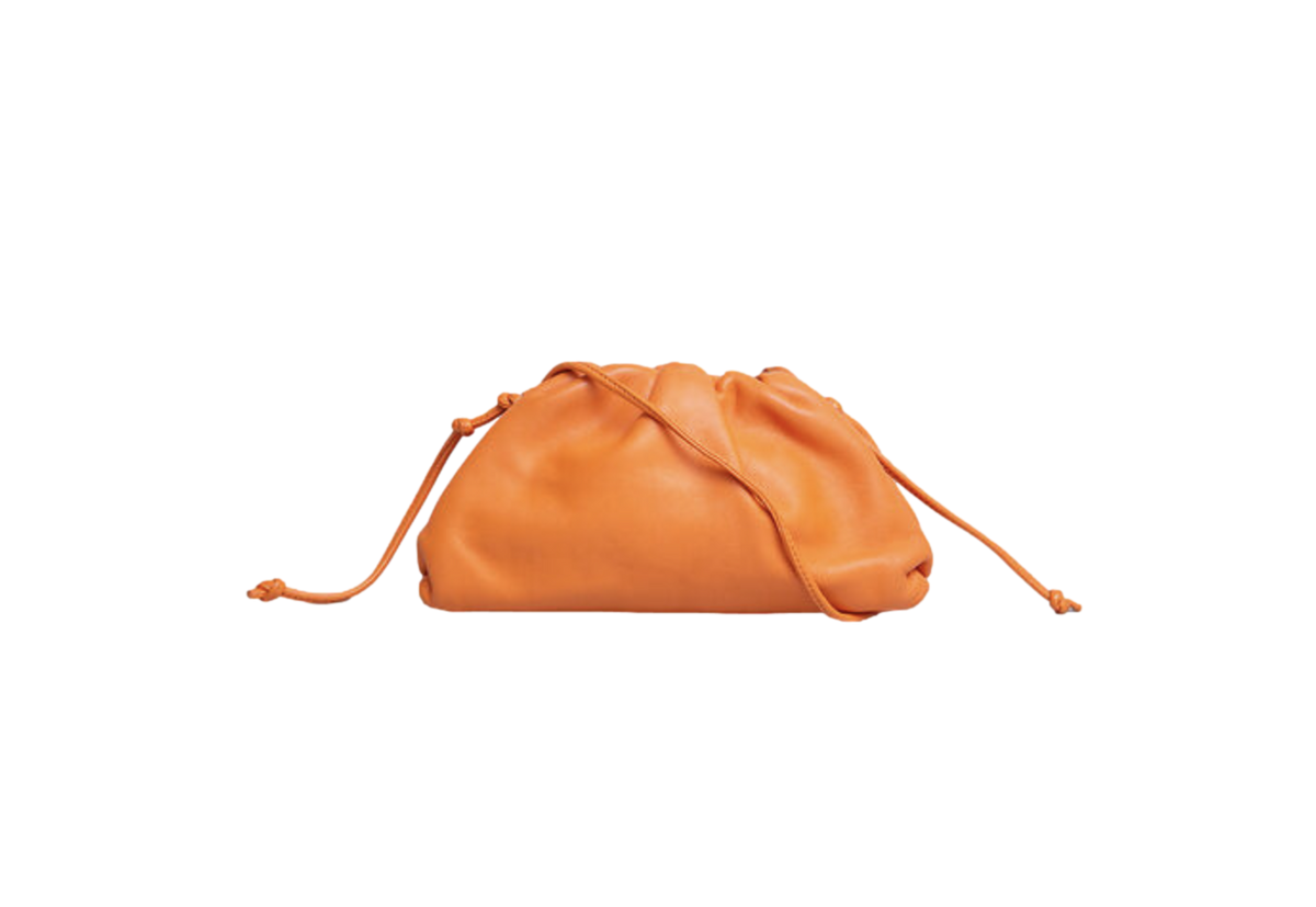 BOTTEGA MINI POUCH CALFSKIN ORANGE