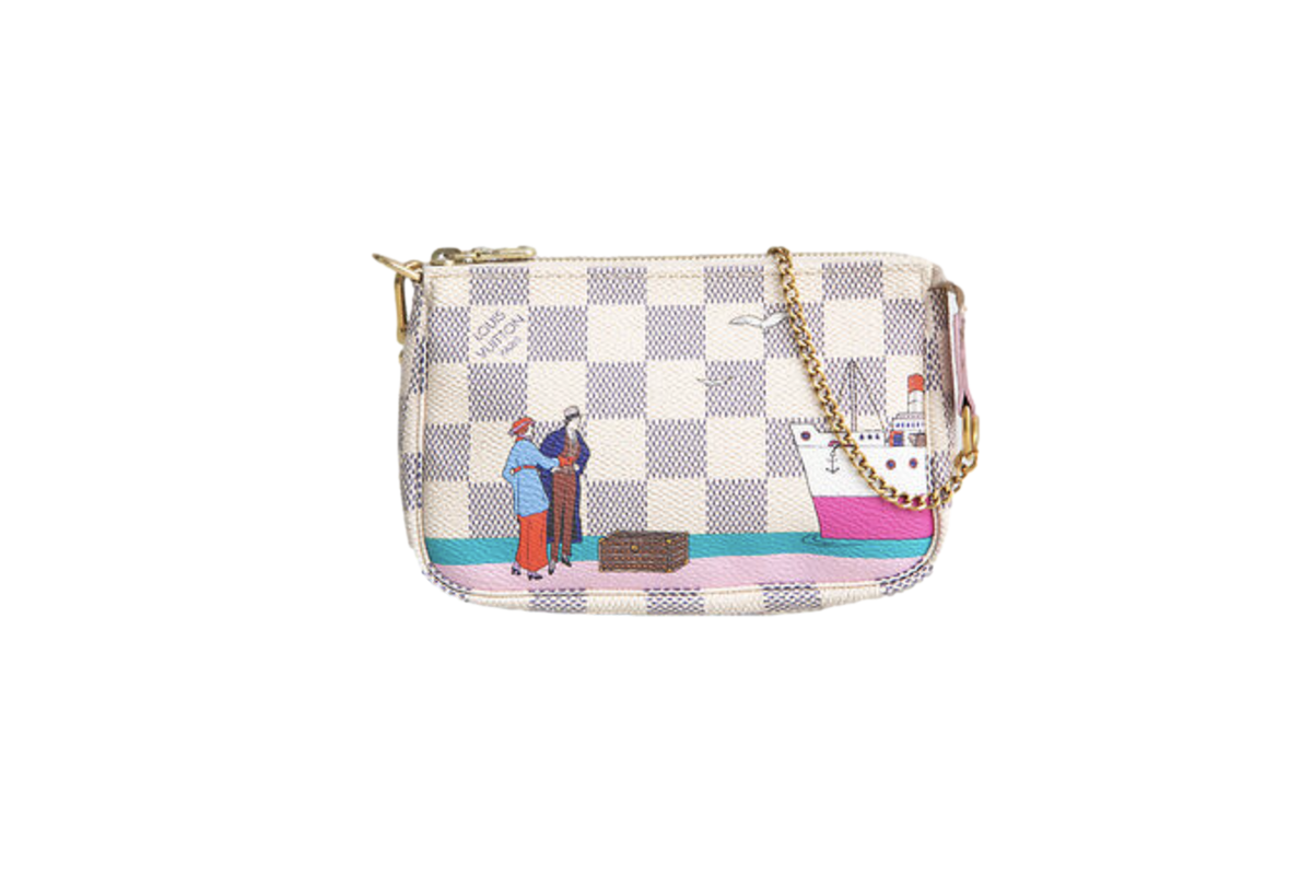 LV POCHETTE ACESSOIRES TRANSATLANTIQUE DAMIER AZUR