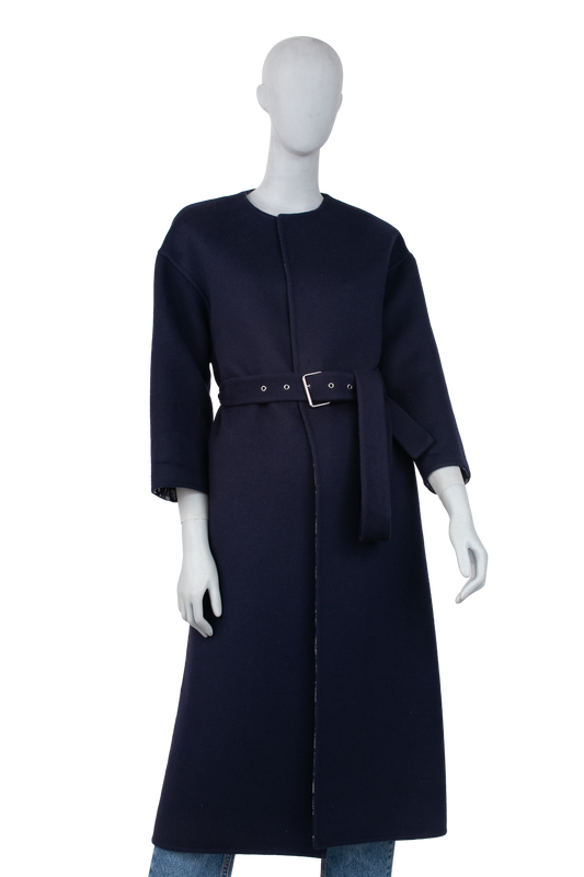CHRISTIAN DIOR TRENCH COAT NAVY & OBLIQUE LAINE