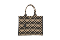 PRADA SYMBOLE TOTE JACQUARD LARGE