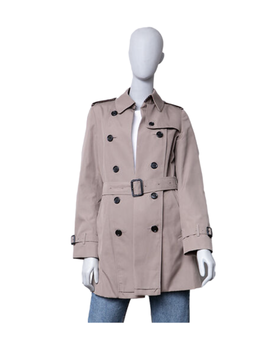DESAPEGO JULIA FARIA BURBERRY TRENCH COAT THE KENSINGTON HERITAGE STONE
