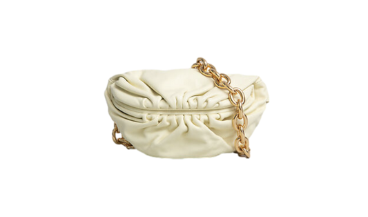 BOTTEGA THE BELT CHAIN POUCH BUTTER CREAM