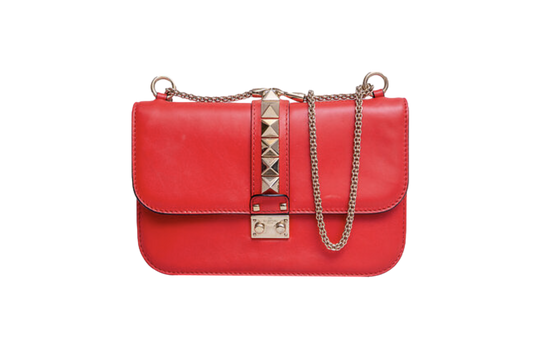VALENTINO GLAM LOCK LARGE RED