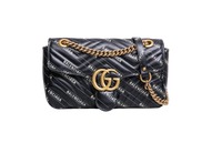 GUCCI X BALENCIAGA THE HACKER PROJECT GG MARMONT BLACK SMALL