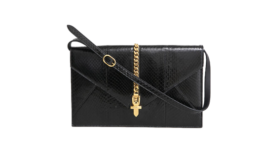 GUCCI SYLVIE 1969 MEDIUM PYTHON EMBOSSED