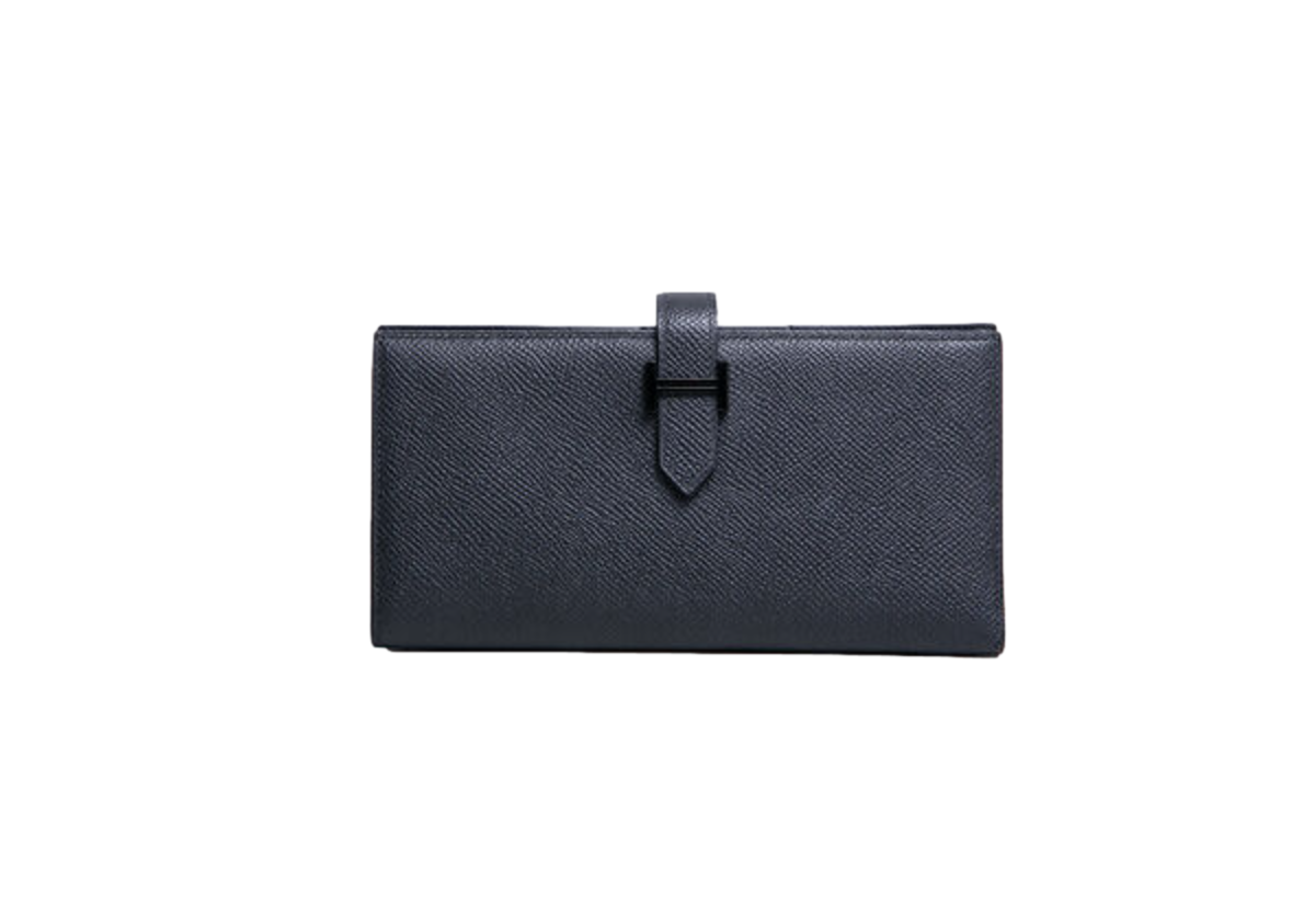 HERMÈS PORTEFEUILLE BÉARN SOUFFLET SO BLACK