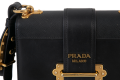 DESAPEGO RAYZA NICACIO PRADA CAHIER SMALL BLACK HARDWARE GOLD