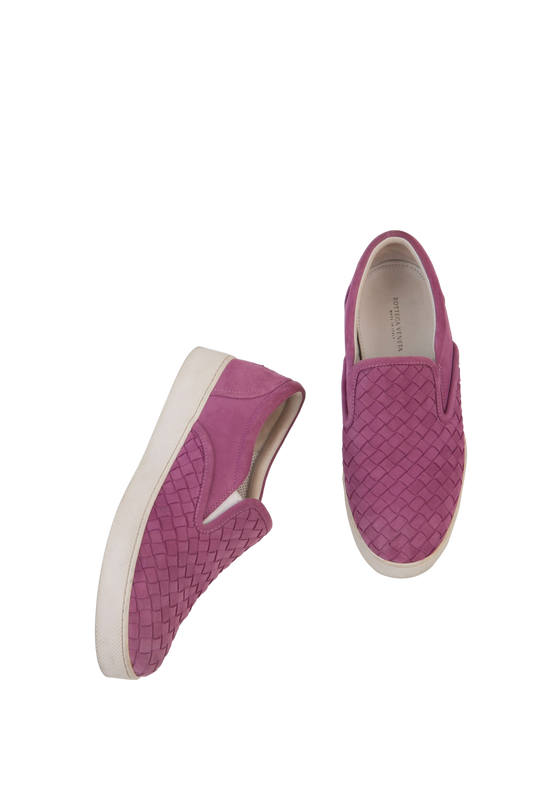 BOTTEGA VENETA SAPATO INTRECCIATO LILAS - 36 1/2 BR