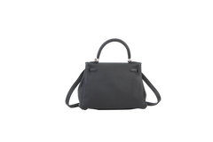 HERMÈS KELLY 25 BLACK HARDWARE SILVER