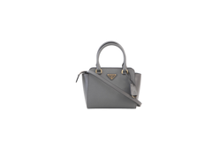 PRADA KRISTEN MINI SOFT C CUIR GREY