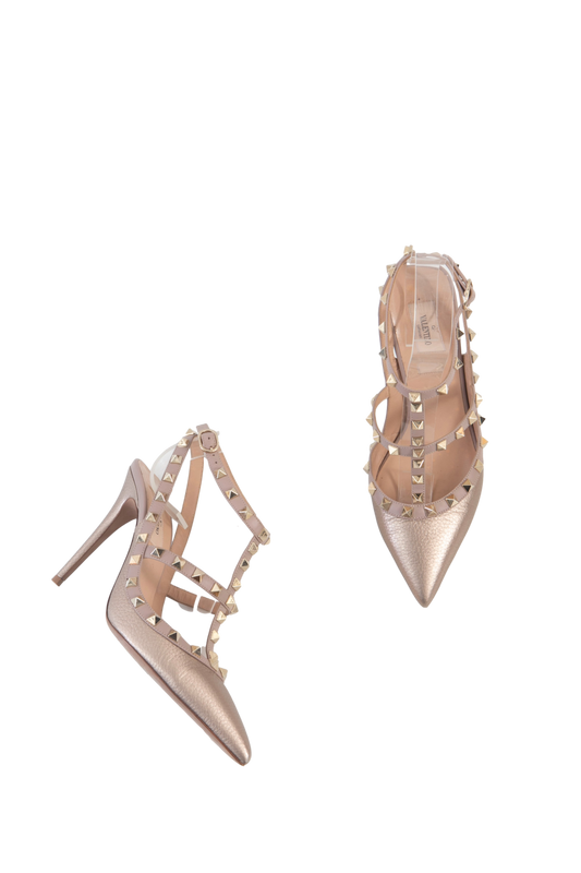 VALENTINO ROCKSTUD CHAMPAGNE