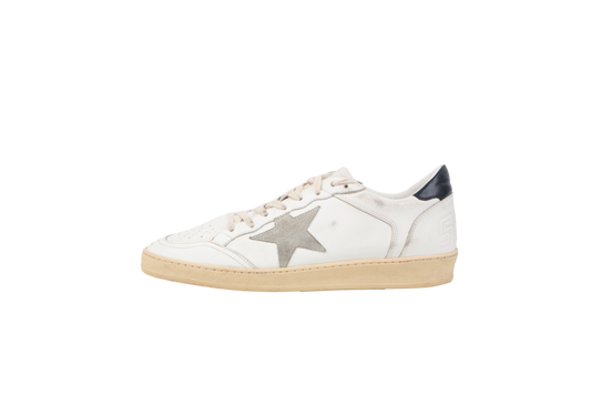 GOLDEN GOOSE MENS SNEAKER GGDB/BALLSTAR LEATHER UPPER SUEDE STAR SHINY