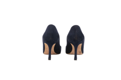 MANOLO BLAHNIK SALTO SUEDE ALL NAVY