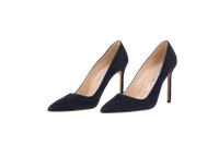 MANOLO BLAHNIK SALTO SUEDE NAVY