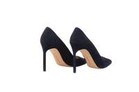 MANOLO BLAHNIK SALTO SUEDE NAVY