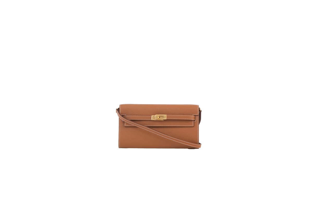 HERMÈS KELLY TO GO WALLET CARAMEL