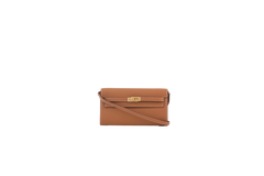 HERMÈS KELLY TO GO WALLET CARAMEL