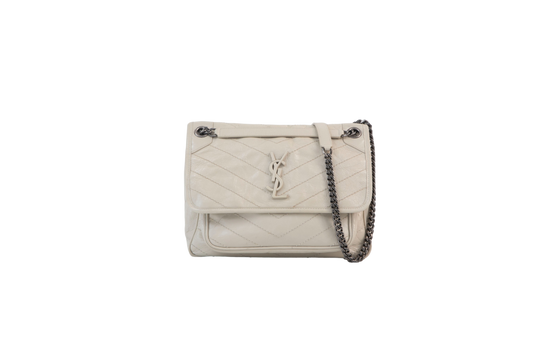 YSL NIKI MATELASSE MEDIUM OFF WHITE