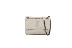 YSL NIKI MATELASSE MEDIUM OFF WHITE