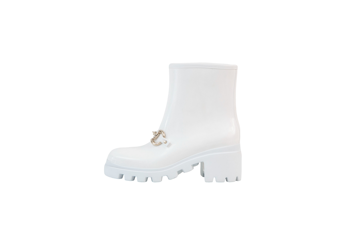 GUCCI BOOTIE DEMETRA WHITE HORSEBIT