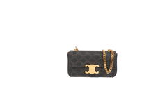 CELINE TRIOMPHE CHAIN CANVAS TAN