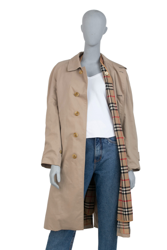 BURBERRY TRENCH COAT LONG BEIGE