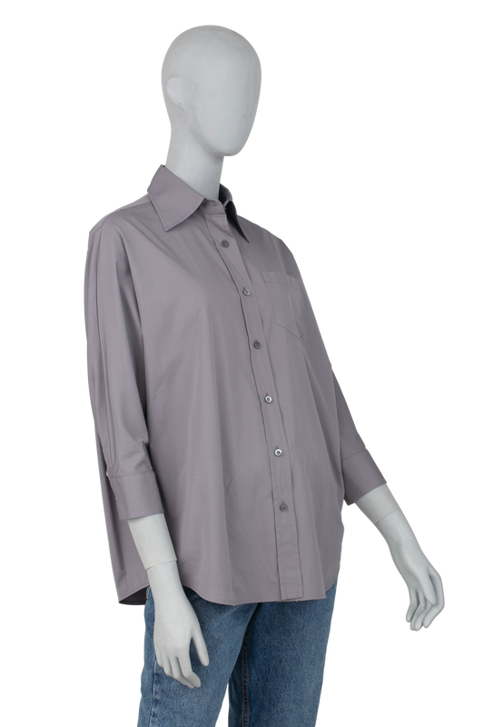 PRADA CHEMISE LONG SLEEVE GREY