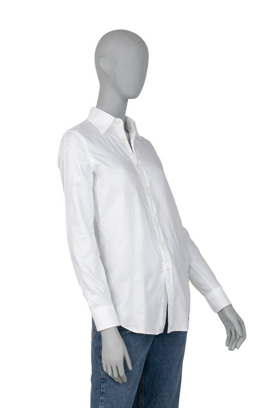 RALPH LAUREN CHEMISE LONG SLEEVE WHITE