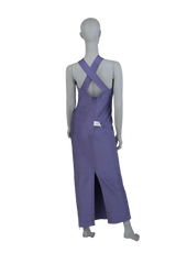 HERVE LEGER DRESS HALTERNECK ICON MAXI PURPLE