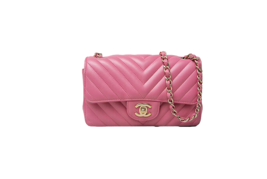 DESAPEGO DANDYNHA BARBOSA CHANEL CLASSIC MINI SF LAMBSKIN PINK
