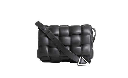 BOTTEGA CASSETTE PADDED INTRECCIATO BLACK