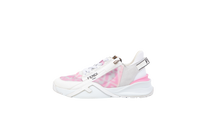 FENDI SNEAKER FLOW LOW TOPS PINK NYLON