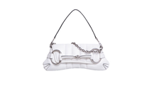 DESAPEGO JULIA FARIA GUCCI HORSEBIT CHAIN MEDIUM SHOULDER WHITE