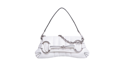 DESAPEGO JULIA FARIA GUCCI HORSEBIT CHAIN MEDIUM SHOULDER WHITE