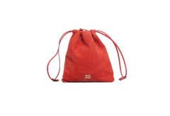 MIU MIU SUEDE POUCH RED